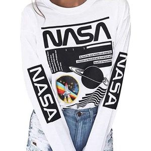 Vintage NASA Long Sleeve  Graphic women’s shirt